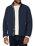 Tommy Hilfiger Men's Big and Tall Stand Collar Lightweight Yachting Jacket, navy, 2X