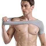 3°Amy Shoulder Supports Elastic Shoulder Protector Brace for Pain Relief Joint Pain Breathable Shoulder Support for Weightlifting Fitness Men Women #a (Size : S)