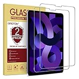 OMOTON [2 Pack Screen Protector Compatible with iPad Air 5th 4th Generation (Air 5/4, 10.9 Inch, 2022/2020), iPad Pro 11 Inch All Models Tablet - Tempered Glass, Apple Pencil Compatible