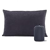 MOON LENCE Camping Pillow,Compressible Lightweight Travel Pillows,Hammock and Car Camping Pillow with Removable Pillow Cover,S