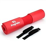 Fragraim Squat Pad, Barbell Pad, Foam Sponge Pad, Squat Bar Neck Pad, Training Weightlifting Cushion Women & Men for Lunges, Squats and Hip Thrusts (Red)