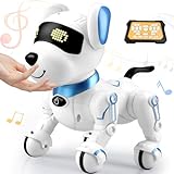 Britik Robot Dog Toys for Kids 8 9 10 11 12, Remote Control Dogs, Robot Dog for Kids 8-12, Pet Robotic, Electric Dog Toy, Robotic Dogs, Toys for 5 6 7 8 9 10 11 12 Years Old Boys Girls, Blue
