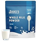 Judee's Whole Milk Powder - Non-GMO, Hormone-Free, Gluten & Nut-Free - Shelf Stable, Travel Ready - Made in USA, 2.5 lb