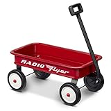 Radio Flyer 16.5” Retro Toy Wagon (Amazon Exclusive), Red Wagon Toy for Ages 1.5+