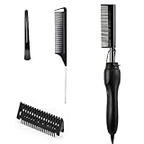 Electric Hot Comb Hair Straightener Electric Straightening Comb for African American Hair, Electric Hot Combs