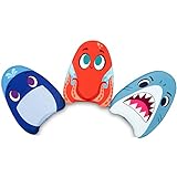 JOYIN 3 Pack Learn-to-Swim Swimming Kickboard Whale&Shark&Octopusfor Kids Children Swimming Training Aid Exercise Training Board Summer Fun Party Favor Pool Toys