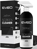 Screen Cleaner Spray (16oz) - Large Screen Cleaner Bottle - TV Screen Cleaner, Computer Screen Cleaner, for Laptop, Phone, Ipad - Computer Cleaning kit Electronic Cleaner - Microfiber Cloth Wipes