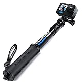 SANDMARC Pole - Compact Edition: 10-25' Waterproof Pole (Selfie Stick) for GoPro Hero 11, 10, 9, 8, Max, 7, 6, 5, 4, Session, 3+, 3, 2, HD & Osmo Action