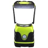Tahoe Trails LED Camping Lantern, Battery Powered Bright LED Lantern with 1000LM, IPX4 Waterproof Tent Light, Perfect Camping Flashlight for Hiking, Camping, Hurricane, Emergency, Survival Kits, Home