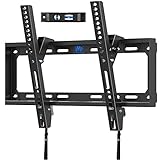 Mounting Dream Tilting TV Mounts for Most 26-60 Inch LED, LCD TVs up to VESA 400 x 400mm and 88 LBS Loading Capacity, TV Wall Mount with Unique Strap Design for Easily Lock and Release MD2268-MK