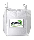 Organic Melt Premium Granular Ice Melt. Eco Friendly, Pet Friendly, Driveway and Sidewalk Safe- 1000kg Tote Bag (2200 lbs)