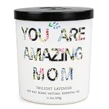 Lavender Candles Gifts for Women, 11.3 oz Large Aromatherapy Candles for Home Scented, 70 Hours Long Last, Mother's Day Gifts from Daughter, Stress Relief Candles Gifts for Mom, Birthday Gifts for Mom