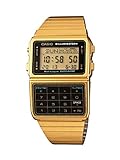 Casio #DBC611G-1D Men's Gold Tone 25 Memory Calculator Databank Watch