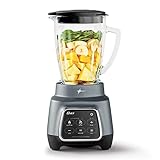 Oster Touchscreen Blender, 6-Speed, 6-Cup, Auto-program -for Smoothie, Salsa, 800W, Multi-Function blender, 2143023 Silver/Gray