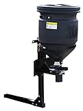 Buyers Products UTVS16 UTV All Purpose Broadcast Spreader, Great for All-Seasons Hunting Deer Feeder, Seed, Fertilizer, Rock Salt and More, 150 lb. Capacity with Lid, Black