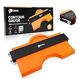Lionz Super Gauge Shape and Outline Tool - 10' Contour Gauge Profile Tool With Lock And Adjusting Screws For Copying Angles and Odd Shapes. Christmas Gifts for Men - Stocking Stuffers for Him.
