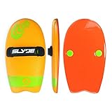 As Seen On Shark Tank! The Slyde Grom Soft Top Body Surfing Handboard, Easy to Use, Fun to Master, Safe for All Ages, Portable, Light Weight, Durable with Exceptional Buoyancy - Orange/Pilsner