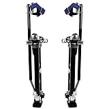 IN WHICH BAY Drywall Stilts 24'-40'Height Adjustable，Aluminum Tool Stilts Suitable for Painting Walls, Pruning Branches, Cleaning,Performing Arts Activities.(Black)