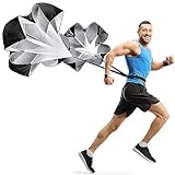 BULLETSHAKER XL Double Parachute for Speed Training, Running Speed Training Parachute 56 Inch Pack of 2, Running Parachute Speed Training