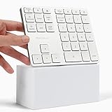 Macally Bluetooth Number Pad for Laptop - Rechargeable Wireless Numeric Keypad - Slim 35 Key Wireless Number Pad for Data Entry, 10 Key Numpad Compatible with MacBook, iPad, Laptop, Windows, Android
