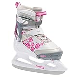 Rollerblade Bladerunner Ice Micro Ice Girls, Junior, Adjustable, Pink and White, Ice Skates