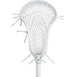 StringKing Women’s Complete 2 Pro Midfield Lacrosse Stick with Composite Pro Shaft and Women's Type 4 Mesh (White/White)