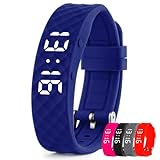 Tabtime Vibrating Alarm Reminder Watch (Blue) - with up to 10 Personal Alarms or Pill Reminders per Day