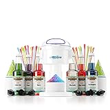 Hawaiian Shaved Ice S700 Snow Cone Machine Kit with 6 - 16oz. Syrups: Cherry, Grape, Blue Raspberry, Tiger’s Blood, Lemon-Lime, Pina Colada, 25 Snow Cone Cups, 25 Spoon Straws, and 6 Pouring Spouts