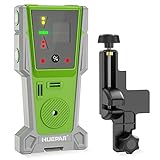 Huepar Laser Detector for Laser Level， Digital Laser Receiver for Green and Red Beam，Two-Sided LCD Displays and Magnet, Double Lamp & 90 dB Buzzer is Suitable for Bright and Noisy Environments-LR-8RG