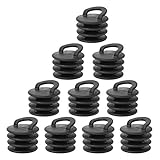 NovelBee 10 Pack of Marine Scupper Stoppers Scupper Plugs bungs for Kayak Canoe Boat Drain Holes (Top Diameter:1.58')