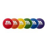 Champion Sports Rhino Skin Dodgeballs: 7 Inch Balls for Playground, PE, Backyard & League Games - Team Sports Equipment for Kids or Adults - Set of 6