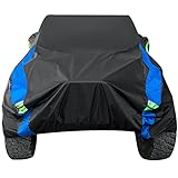 Avecrew for Jeep Wrangler Cover Waterproof 4 Door, All Weather for Jeep Rain Cover for Automobiles, Outdoor Full Exterior for Jeep Covers Fits JK JL TJ YJ CJ