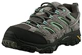 Merrell Women's Moab 2 Waterproof Hiking Shoe, Drizzle/Mint, 8 W US
