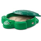 Turtle Sandbox for Playing Outdoor, 38.75 L x 43.25 W x 12.00 H Inches, Green
