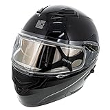 CKX Flex RSV Modular Snowmobile Helmet Double Shield Amber Visor Matte Black - XX-Large