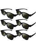 Lot of 6X RealD Technology 3D Polarized Glasses for TV/Movies/Cinema/HD