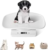 Digital Pet Scale, Cat Scale, Small Animal Weight Scale Portable Electronic LED Scales(Max. 22 lbs), Multifunction Kitchen Scale for Weighing Puppy/Kitten/Hamster/Hedgehog/Tortoise/Food