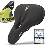 Velmia Trekking Bicycle Saddle - Comfortable Saddle for Men and Women - 3 Zone Concept - Waterproof Bicycle Seat with Ergonomic Design