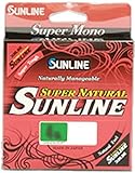 Sunline Super Natural Monofilament Fishing Line (Natural Clear, 10-Pounds/330-Yards)