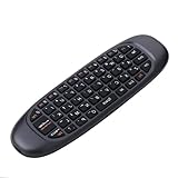 C120 RGB7 Backlit Fly Air Mouse Gyro Sensor Wireless 2.4G RF Keyboard Remote Control For Gaming Android Smart TV Box