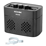 AODSK Mini Guitar Amp,Electric Guitar Amplifier,Recording 5W Rechargeable Wireless Bluetooth Speaker,Clean/Distortion Sound Effects,Portable Guitar Amplifier for Daily Practice,AA-05