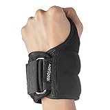 AceSpear Wrist Weights with Thumb Loops Lock for Men Women 1lb*2 2lb*2 3lb*2 Ankle Weights Weighted Gloves for Running Strength Training Walking Exercises (3 lbs x 2, Black)