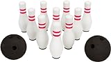 Trademark Innovations 12-Piece Foam Bowling Set - 10 Pins & 2 Balls