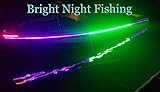 Bright Night Fishing 16 Foot UV and Green LED Strip, Black Fishing Light, Fluorescent, Florescent, Ultraviolet Boat bass Fishing 12v dc Priority Shipping Pontoon Kayak John Boat Florescent line Glow