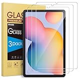 SPARIN [3-Pack] Screen Protector Compatible with Samsung Galaxy Tab S6 Lite 10.4 Inch, 9H Hardness Tempered Glass with S Pen Compatible, Scratch Resistant,Bubble Free