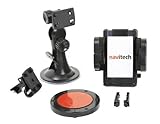 Navitech in Car Suction Cup Windscreen/Air Vent/Dash Disc 3 in 1 Universal 360 Degree Operation Mount Cradle Compatible with The Samsung Galaxy S5