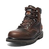 Timberland PRO Men's 6' Pit Boss Soft Toe Industrial Work Boot, Brown, 10.5