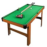 BBnote 48' Green Mini Pool Table, Billiard Tables Includes 21 Billiards Equipment Accessories, Game Table for Kids and Adults