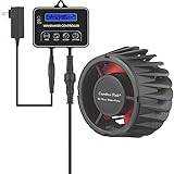 Carefree Fish Magnetic Aquarium Wave Maker Quiet and Strong Powerhead with Digital Led Display Controller 2100GPH DC 24V Submersible Water Inverter Circulation Pump for Freshwater and Saltwater