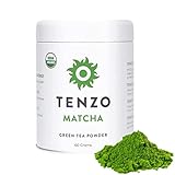 Tenzo Matcha Green Tea Powder | USDA Organic Ceremonial Grade – Paleo, Kosher, Vegan – Authentic Japanese Origin (60 grams)